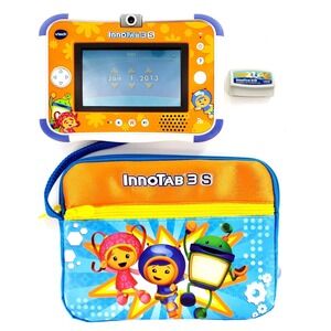 VTech InnoTab 3S Team Umizoomi Edition w/ 1 Game & Case Tested & Works